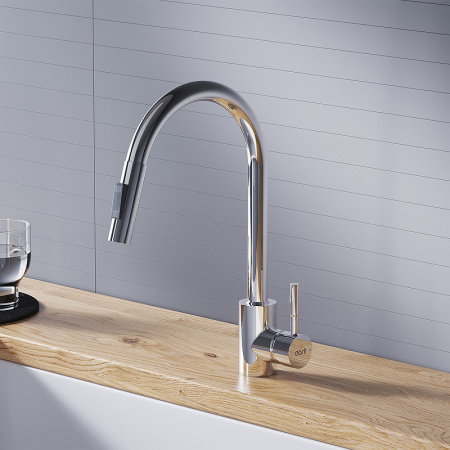 Смеситель для кухонной мойки Dorff Logic D3007500 Хром