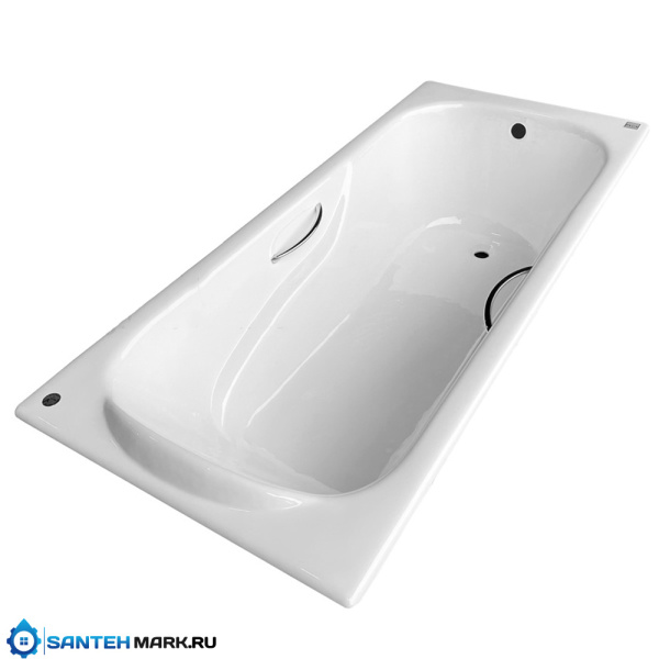 Чугунная ванна Byon Christa 180х80 с ручками