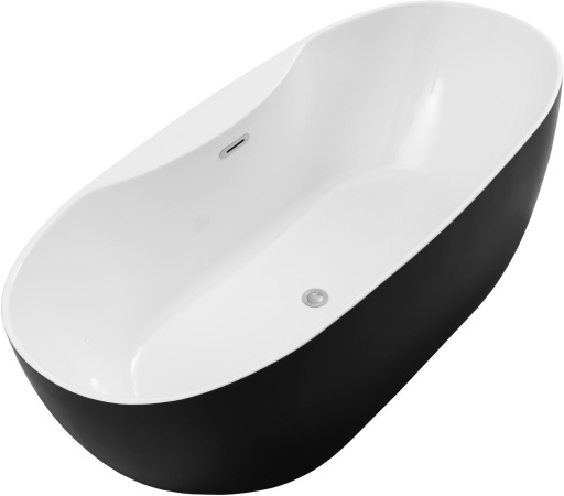 Ванна Aquanet Family Sweet 170x78 155778-GW-MB Gloss Finish (панель Black matte)