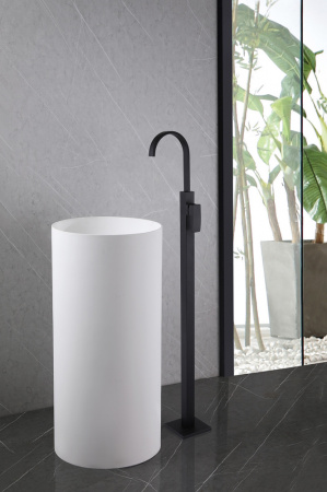 Смеситель Abber Wasserfall AF8640B черный матовый Смеситель Abber Wasserfall AF8640B черный матовый