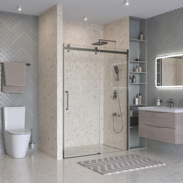 Душевая дверь в нишу BelBagno MARINO-2-BF-1-150-C-GM