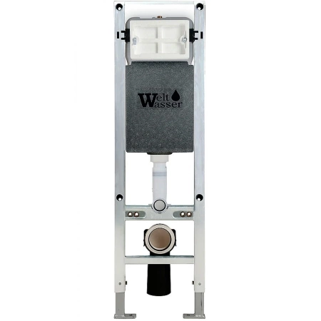 Комплект Weltwasser 10000011322 подвесной унитаз Merzbach 043 MT-BL + инсталляция Amberg 350 ST + кнопка Amberg RD-BL