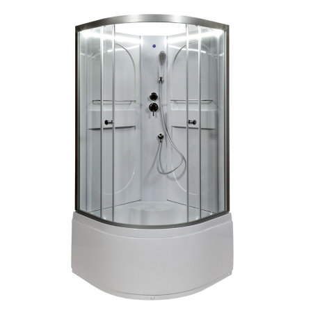 Душевая кабина DTO L 690 N LED 90x90 с подсветкой