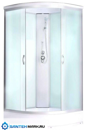 Душевая кабина Водный мир ВМ-883 белые тонированные 90x90 Душевая кабина Водный мир ВМ-883 белые тонированные 90x90