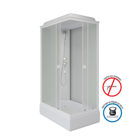 Душевая кабина Niagara Promo P100/80/26Q/MT (1000х800х2150) 4 места