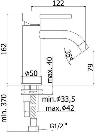 Смеситель Paffoni Light LIG071ST