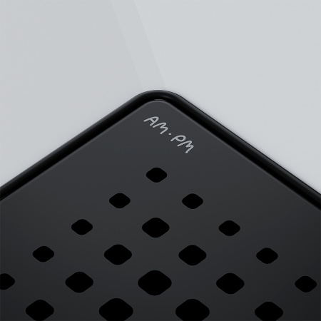 Трап для душа Am.Pm PrimeFlow 10 W02BD-P11-010-01BM с Черной матовой решеткой Cut Gradient