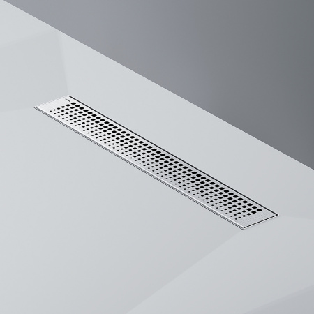 Трап для душа Am.Pm MasterFlow 50 W01SC-P11-050-01SB с решеткой Хром матовый Cut Gradient