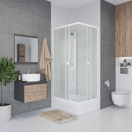 Душевая кабина Niagara Promo P100/80/26Q/MT/BK (1000х800х2000) 4 места