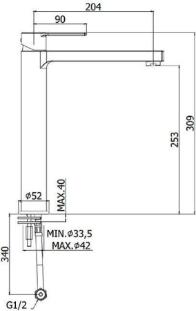 Смеситель Paffoni West WS074CR