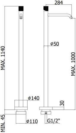 Смеситель Paffoni Jo JO031CR