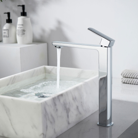 Смеситель для раковины Vincea Next VBF-1N2CH однорычажный, хром