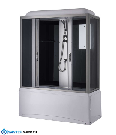 Душевая кабина Taliente TA-15070G 150x70 стекло тоннированное, профиль матовый хром, правая