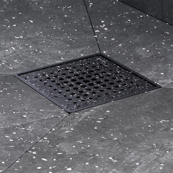 Трап для душа Am.Pm MasterFlow 10 W01BD-P11-010-01BM с Черной матовой решеткой Cut Gradient