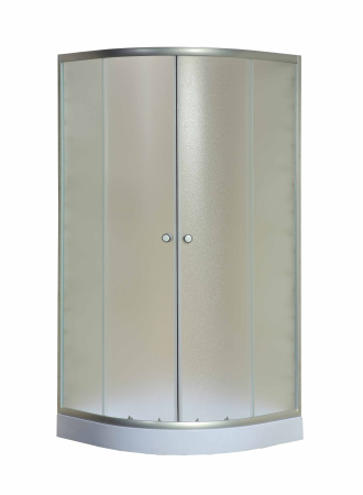 Душевой уголок Niagara NG-003-14 (800х800х1950) низкий поддон стекло МАТОВОЕ 2 места