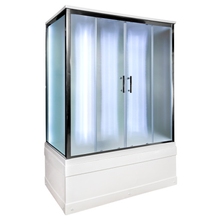 Душевая кабина DTO EM 4515 LED стандартная 150x85