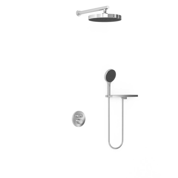 Душевой гарнитур Vincea Inspire VSFW-3I22MT2RCH встраиваемый, термостатический, двухрежимный, хром